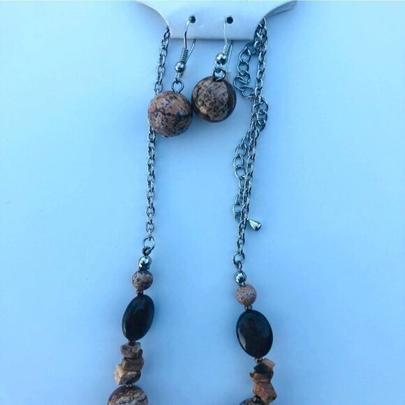 ALLEGRO. Necklace & Earrings. Lead & Nicke Free. - Picture 4 of 7